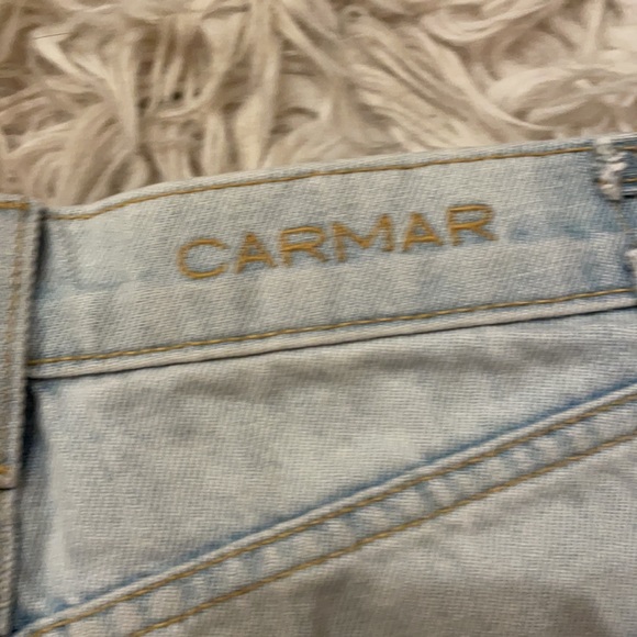 LF brand light wash shorts, - Picture 6 of 7